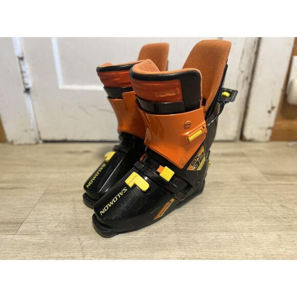Salomon SX 92 Rear Entry‎ Alpine Downhill Ski Boots Men Size 320-25 Vtg - Picture 1 of 16